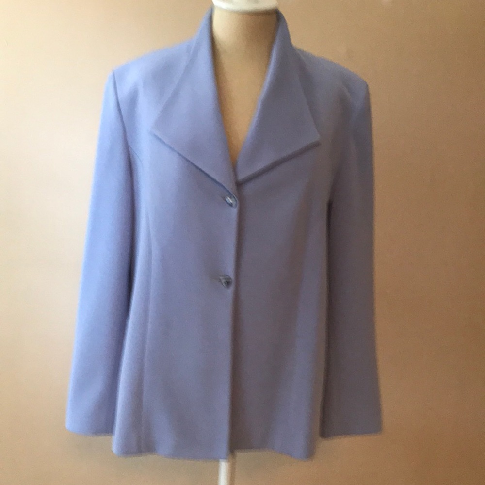 Lavender Wing Collar 2 Button Jacket